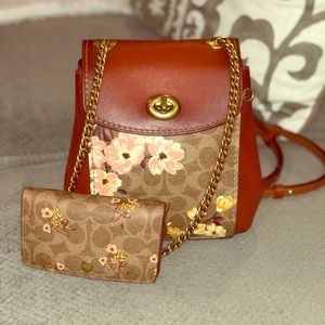 COACH Small Parker Backpack and Wallet set💞